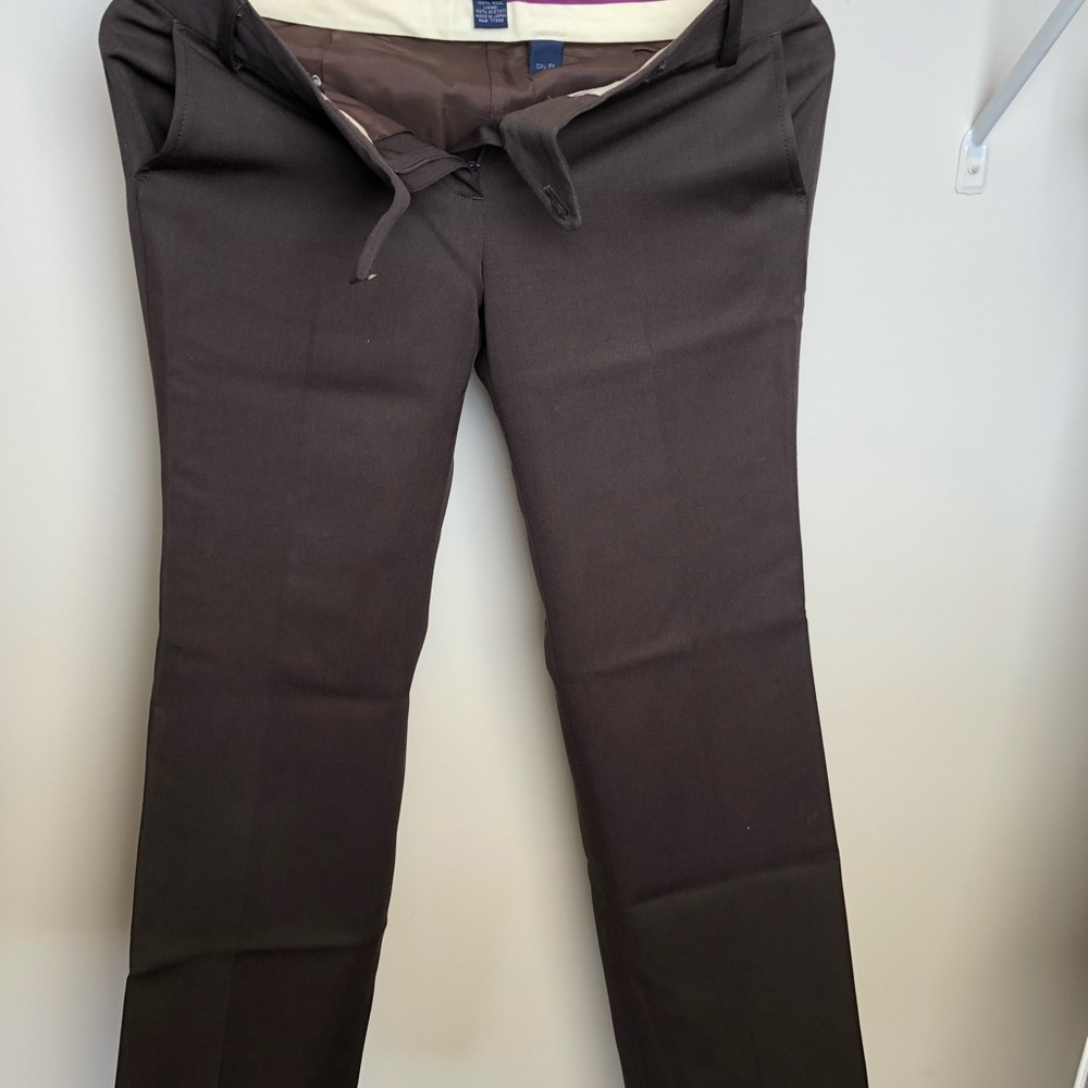 Brown J. Crew Trousers